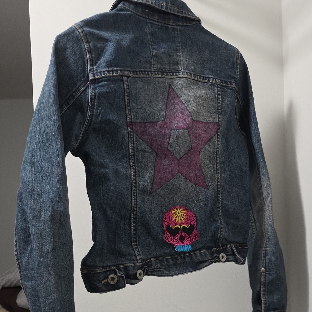 Source Unknown Denim Blue Jean Jacket - image 2